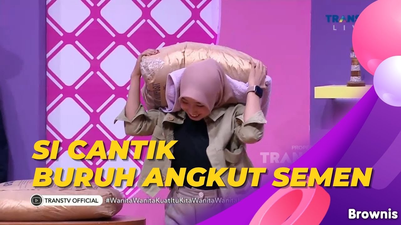 VIRAL!!! SOSOK WANITA KUAT INSPIRATIF YANG JADI BURUH ANGKUT SEMEN | BROWNIS (11/1/22) P2
