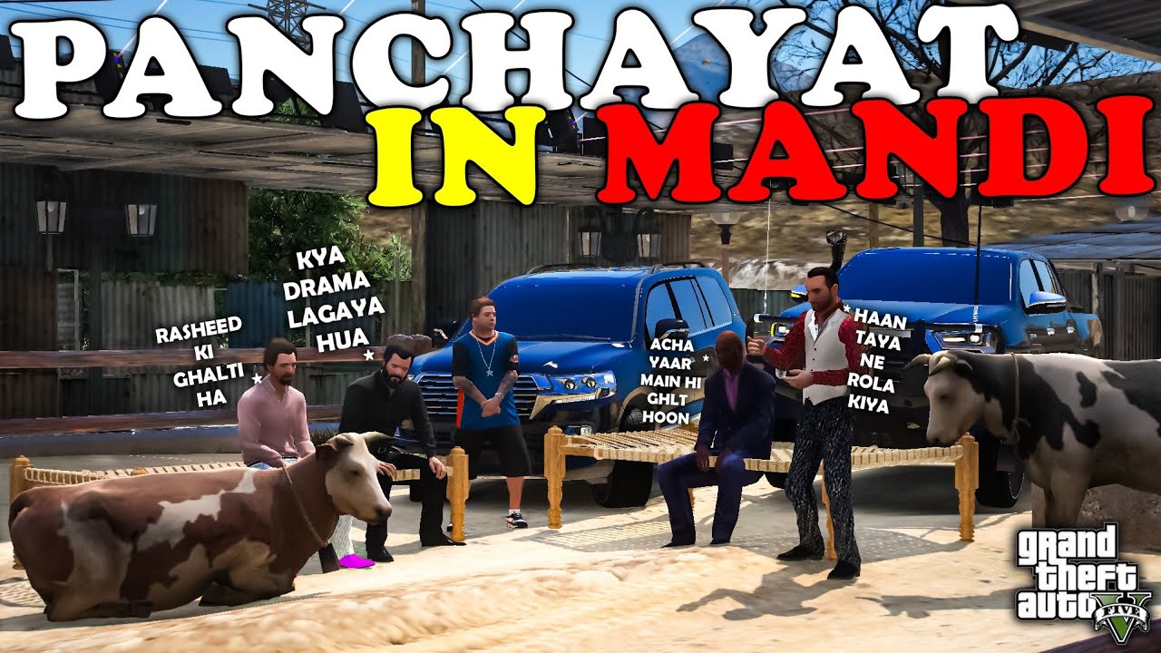 PANCHAYAT | BOIZZ RECEIVED THREATS | MANDI 2K24 | GTA 5 | Real Life Mods #576 | URDU |