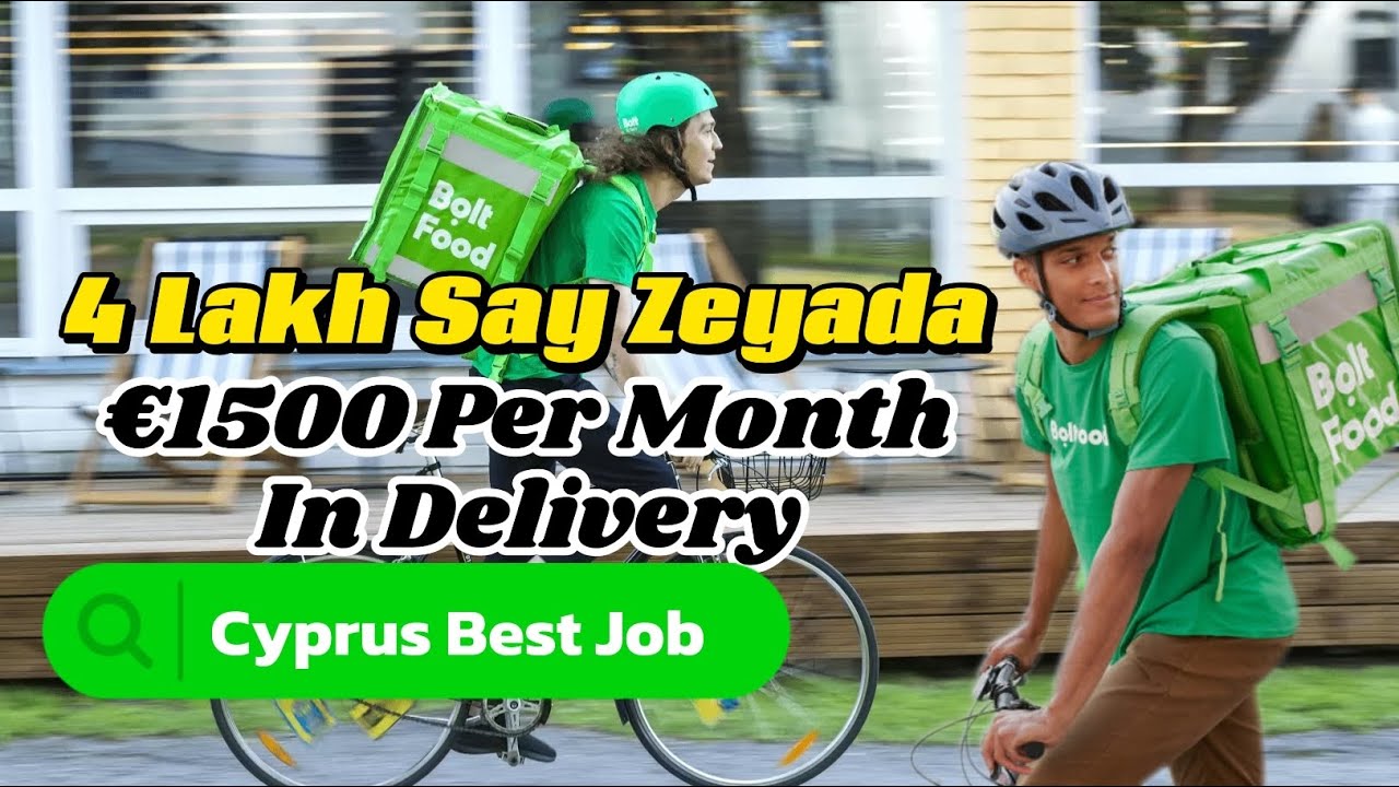 Food Delivery Jobs In Cyprus 🇨🇾/ How Much Earning Per Day Per Week Per Month? Cyprus Easiest Job 💵💵💵