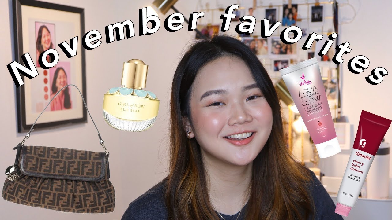 NOVEMBER FAVORITES: SKINCARE, BAGS, FILM CAM, ETC! | ASHLEY SANDRINE