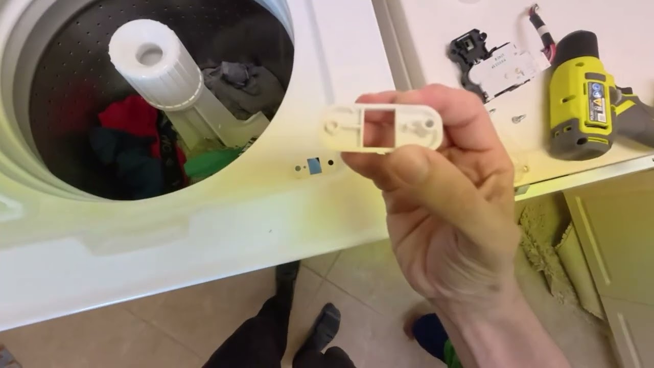 Speed Queen Washing Machine Repair Lid Lock Failure and Tub Not Draining / Half Full 