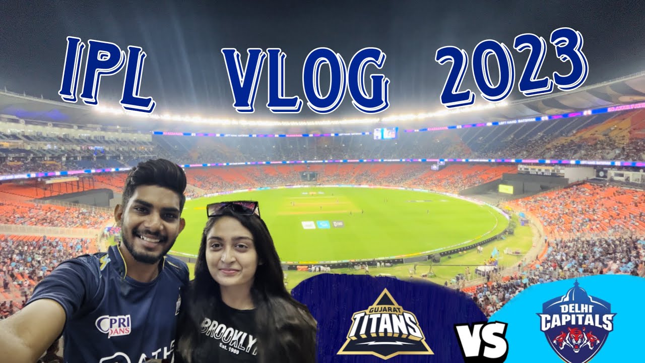 IPL VLOG 2023 || First live match experience at Narendra Modi Stadium ft. My family