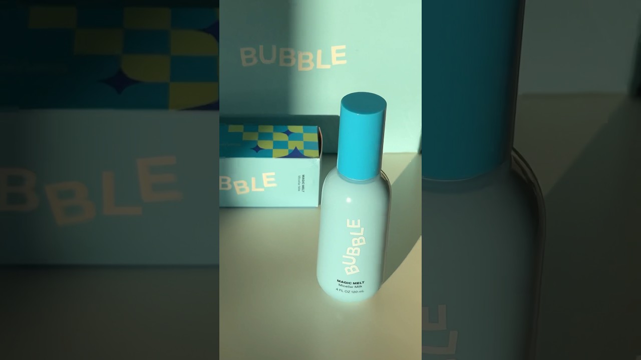Bubble Magic Melt Unboxing 🩵 #bubble #bubbleskincare #bubbleambassador #skincare #skincareproducts