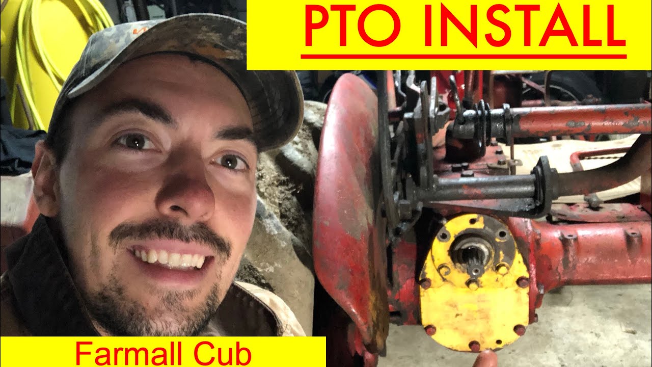 #168 Farmall Cub, how to install a PTO!. Adding a PTO to my Farmall Tractor!