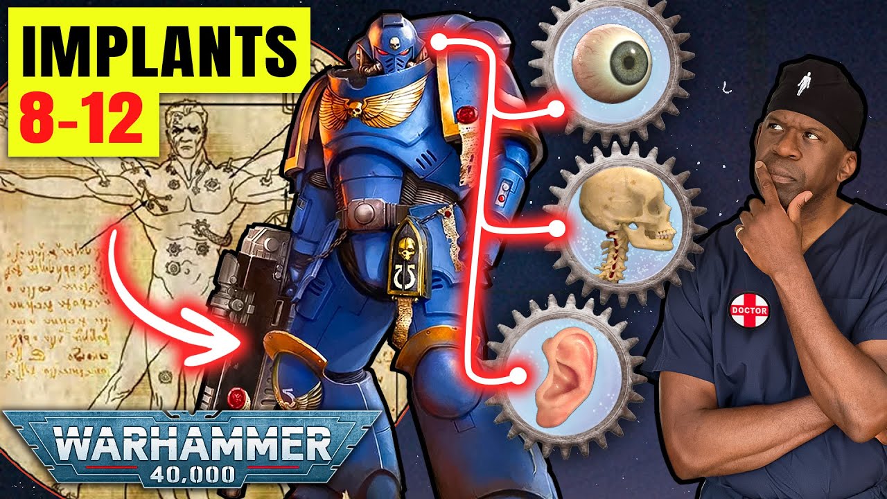 Surgeon Reacts to Space Marine Creation - 3 of 5 | 19 Organ Implants | Astartes Organs 8 & 10-12