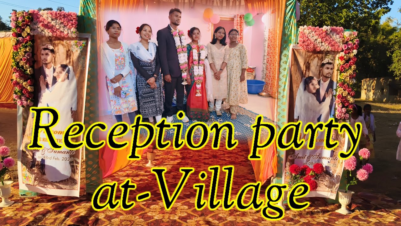 Reception party Celebration at: chandanpur (Amit weds Sumanti)///08/02/2025//Kahupani✨✨✨💫