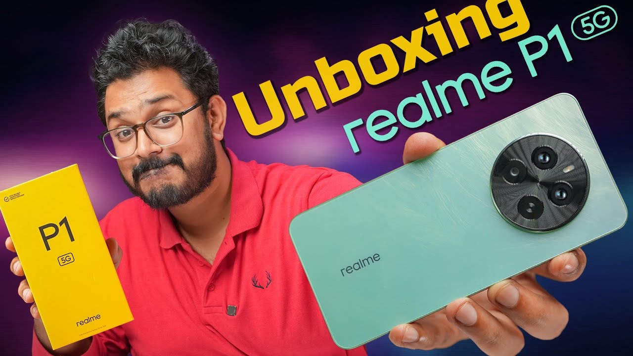 realme P1 unboxing in ಕನ್ನಡ⚡️FHD+ AMOLED, 50MP Rear, 16MP  Selfie, 5000mAh+45W