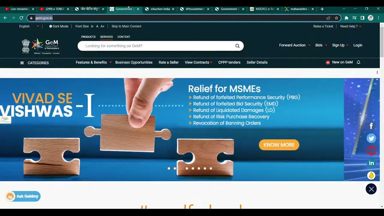 GEM PORTAL COMPLETE INFORMATION I GEM PORTAL TRAINING | मराठी | Tender Guru | Harshad Barge