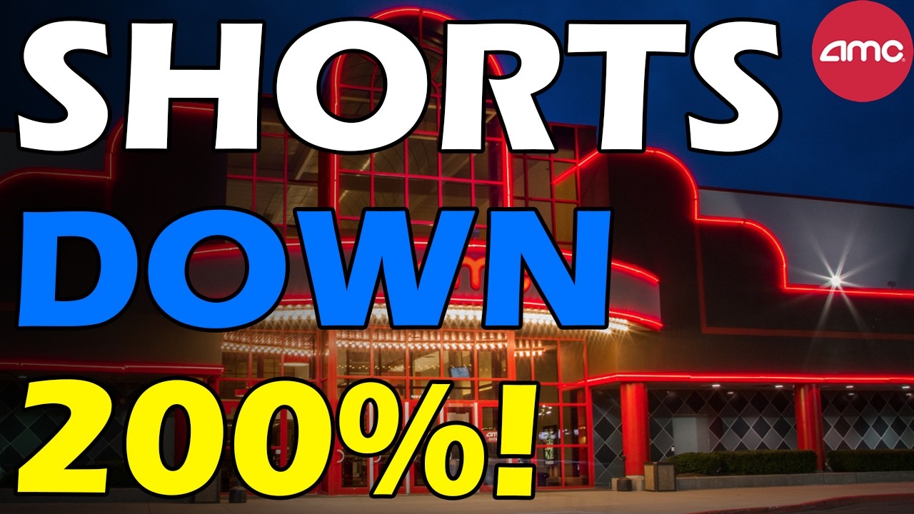 AMC SHORTS DOWN OVER 200%! AA CHECKMATING SHORTS!
