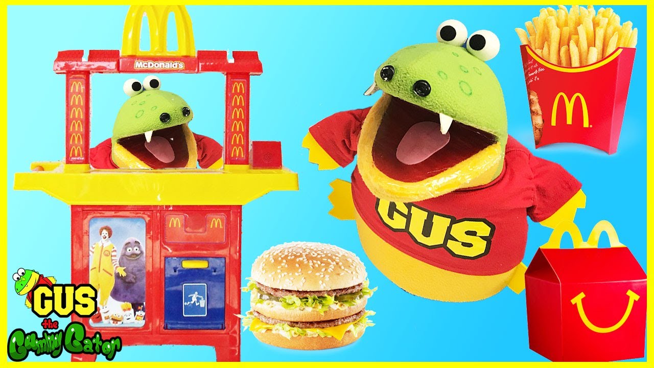 McDonald's Drive Thru and McDonald's Indoor Playground for Kids with Happy Meal Surprise Toys