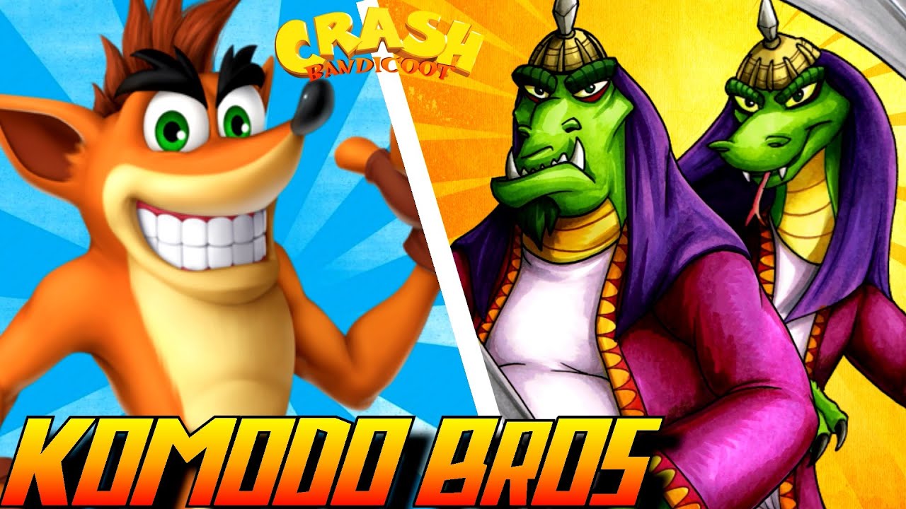 Evolution of Komodo Bros. Battles in Crash Bandicoot Games (1996-2016)