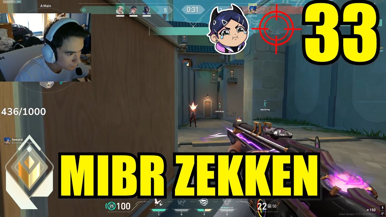 33 Kills on Pearl?! ZEKKEN Radiant Ranked Gameplay