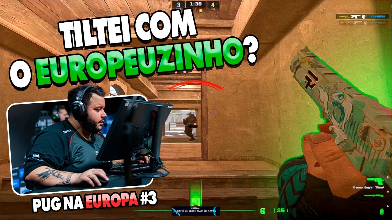 TILTEI COM O EUROPEUZINHO NO PUG KKKKKKK (PUGZIN NA EUROPA) #3