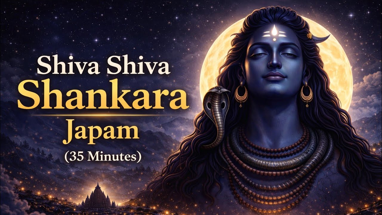 Shiva Shiva Shankara Japam | 35 Minutes Powerful Shiva Chant | Maha Shivaratri & Monday Special 🔱