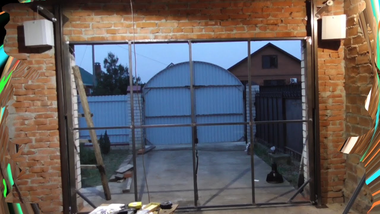 Самые лучшие ПОДЪЁМНЫЕ ворота в мире. The best gates (garage doors) in the world