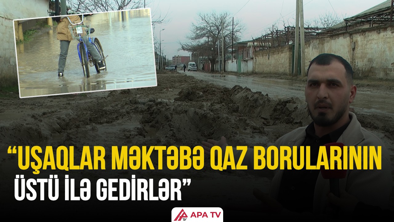 Şirvan şəhərində illərdir həllini tapmayan yol problemi | APA TV
