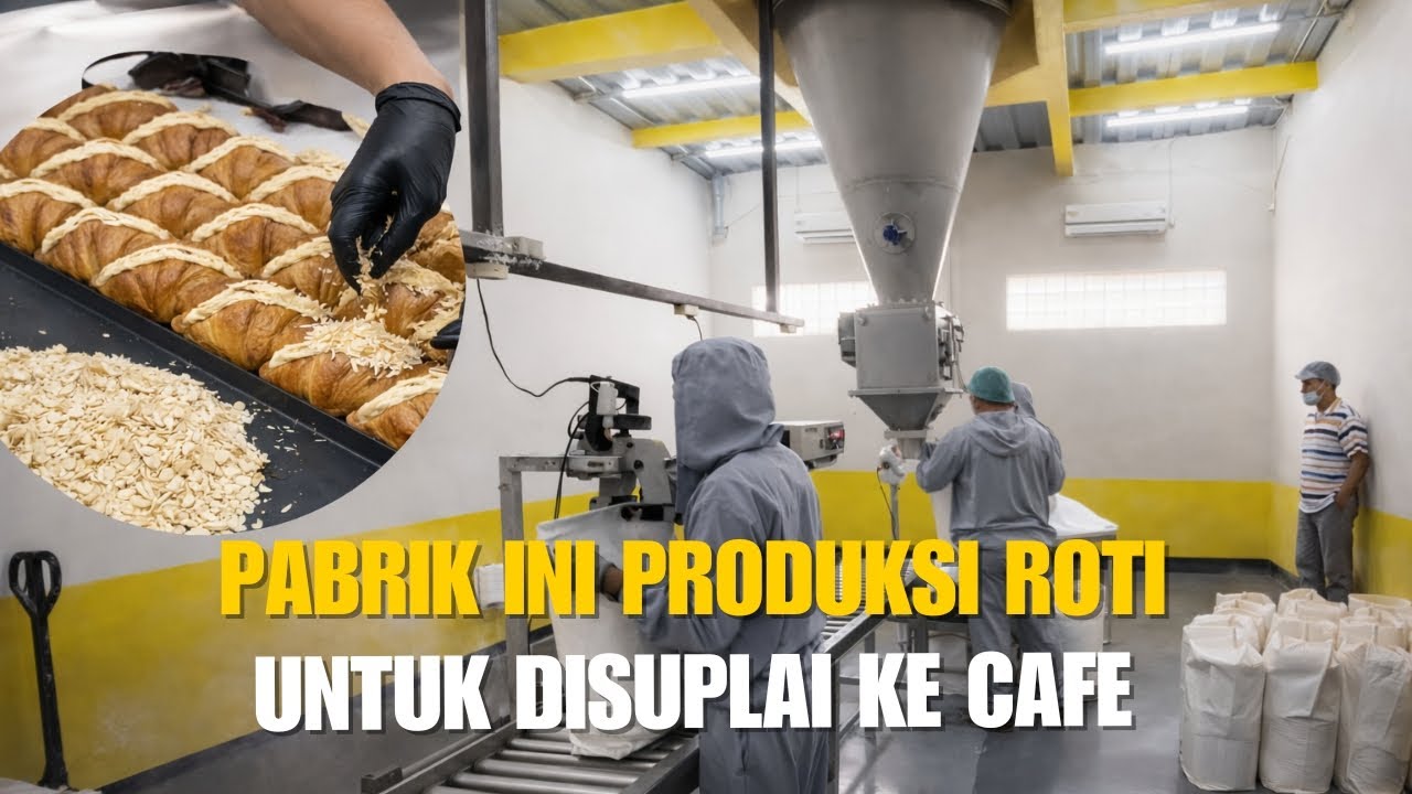 Pabrik Ini Memproduksi Roti untuk Disuplai ke Cafe, Ada Brand Terkenal Pesan 1000 Pcs Per Hari