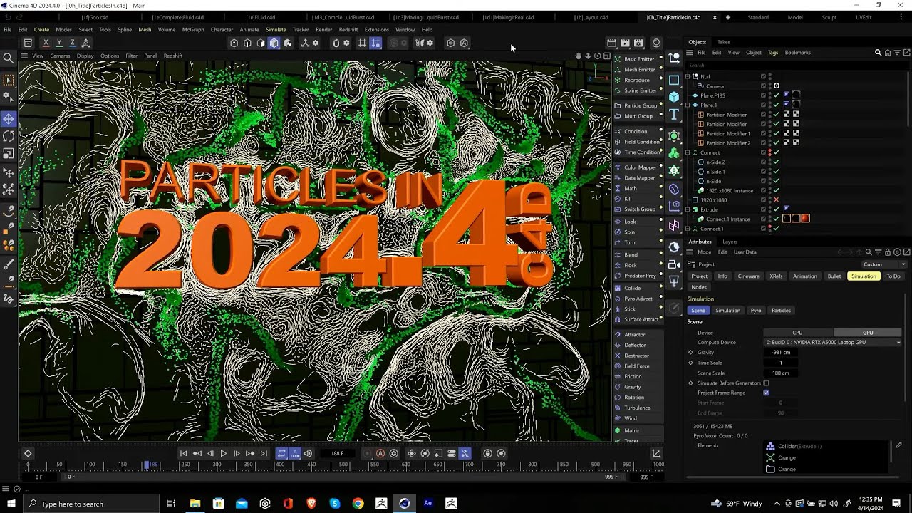 Chris Schmidt | Advanced Behaviors & Conditions Using #Cinema4D Particles | #NABshow 2024
