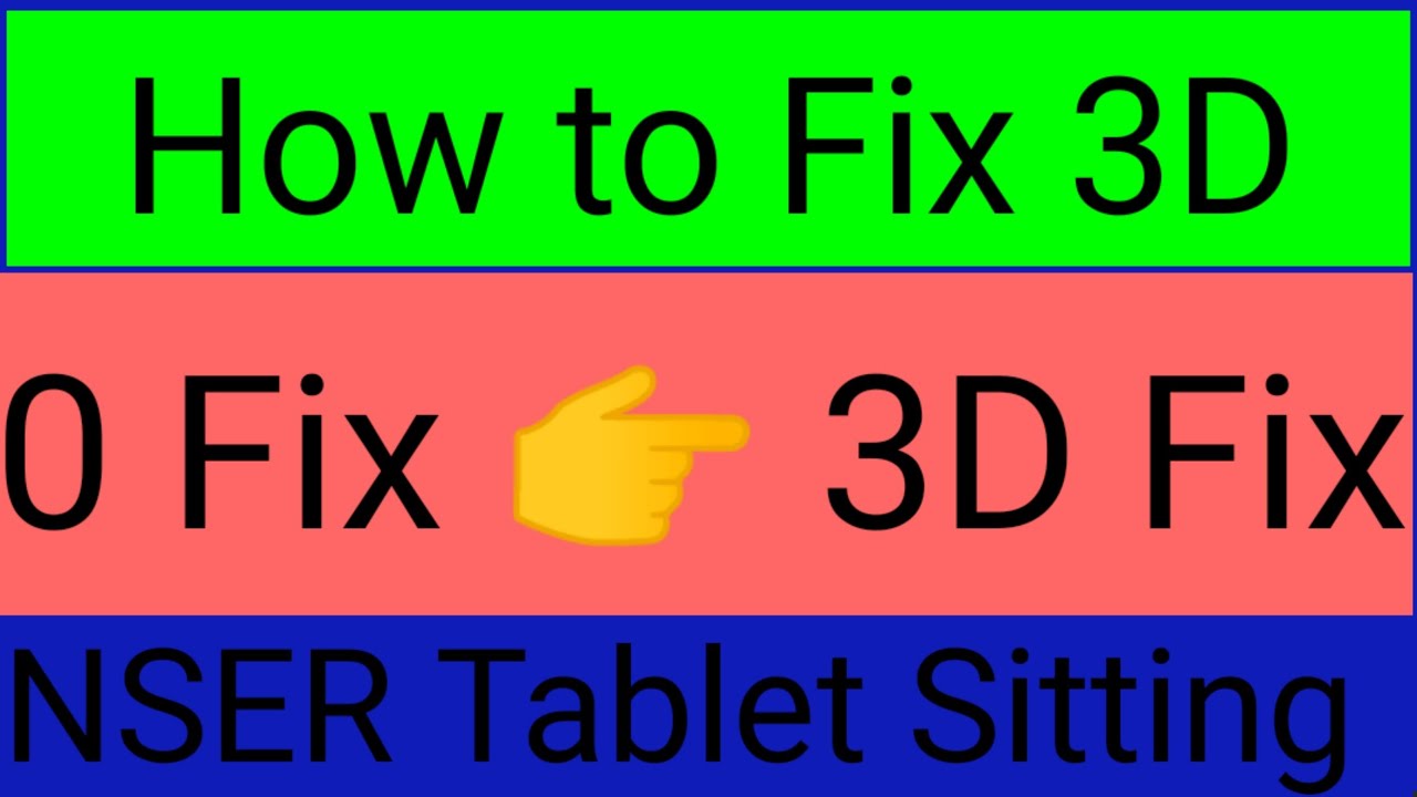 How to Fix 3D in nser survey / GPS test in nser tablet / Tahir Mehmood