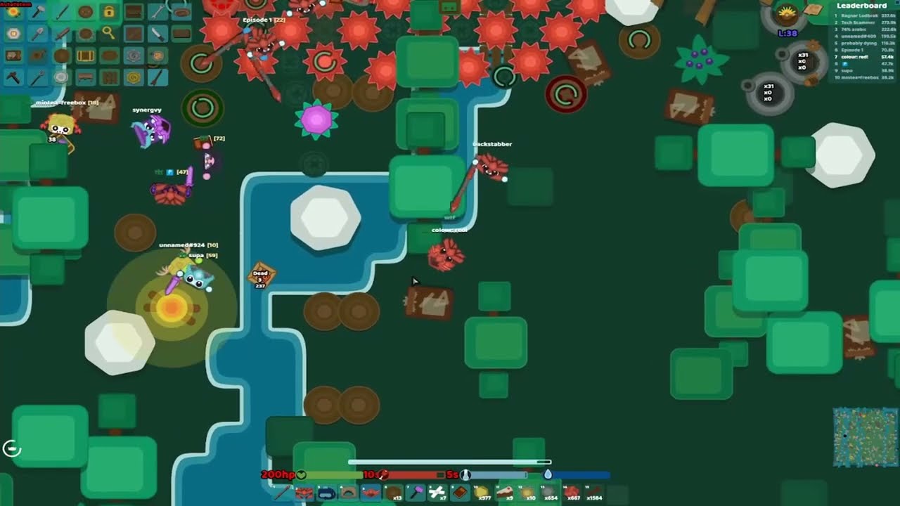 handspikes 2.0 starve.io kill comp 12