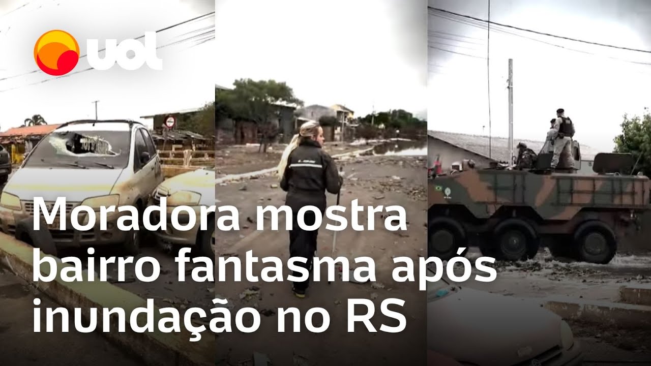 Rio Grande do Sul: Moradora de Canoas mostra locais abandonados: 'Mathias Velho é bairro fantasma'