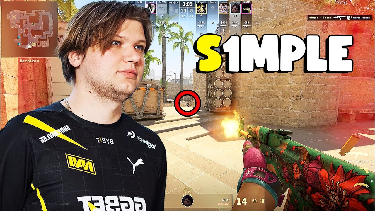 S1MPLE CS2 POV FACEIT MIRAGE 