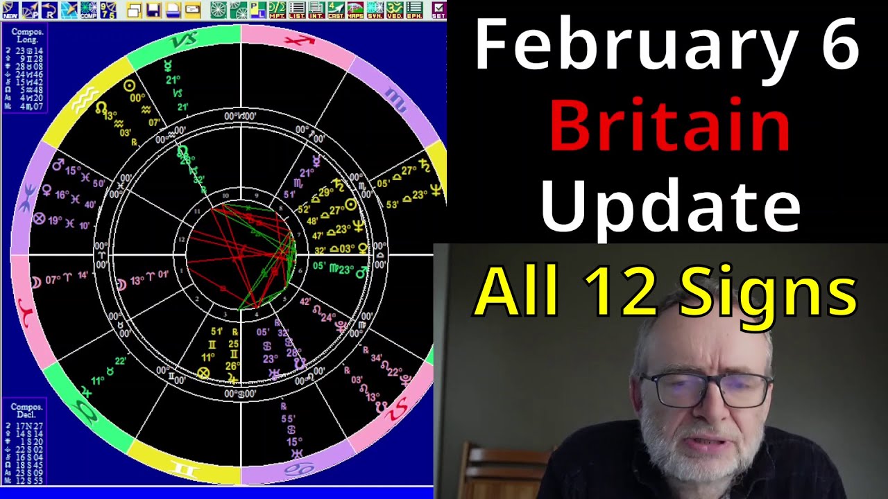 Friday Feb 6 2026: Astrology, ALL 12 SIGNS, UK Update
