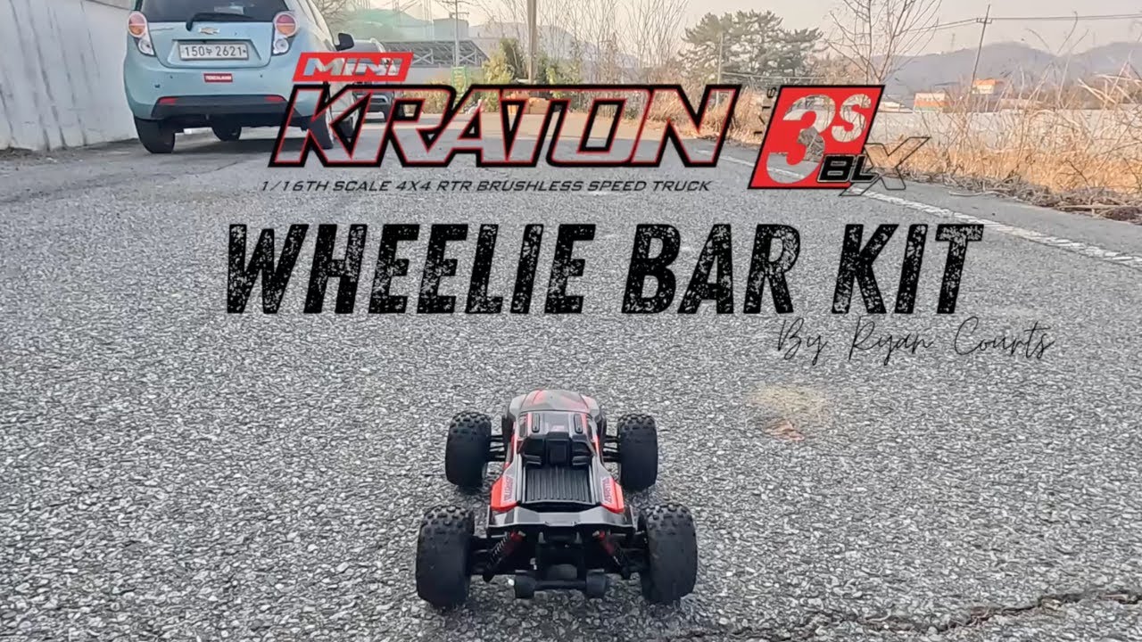Arrma Mini Kraton Wheelie Bar Action
