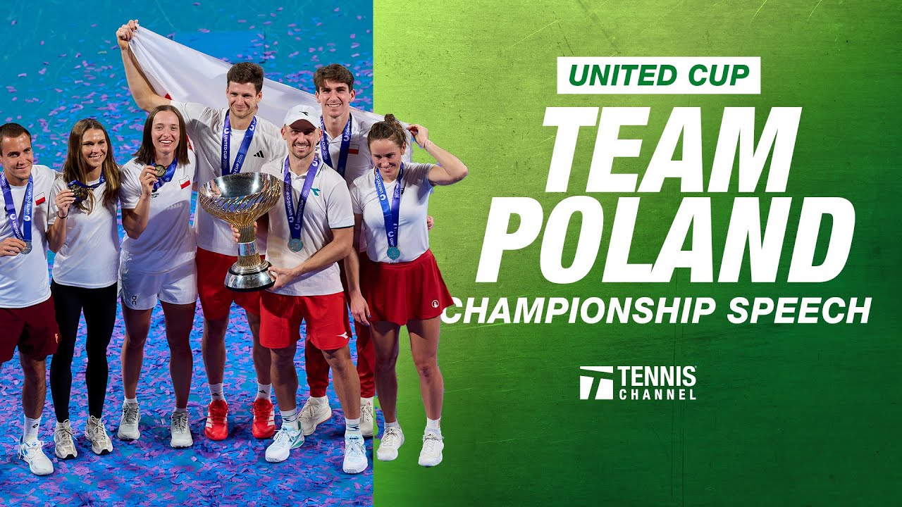 Iga Swiatek and Team Poland's Championship Speech | United Cup 2026