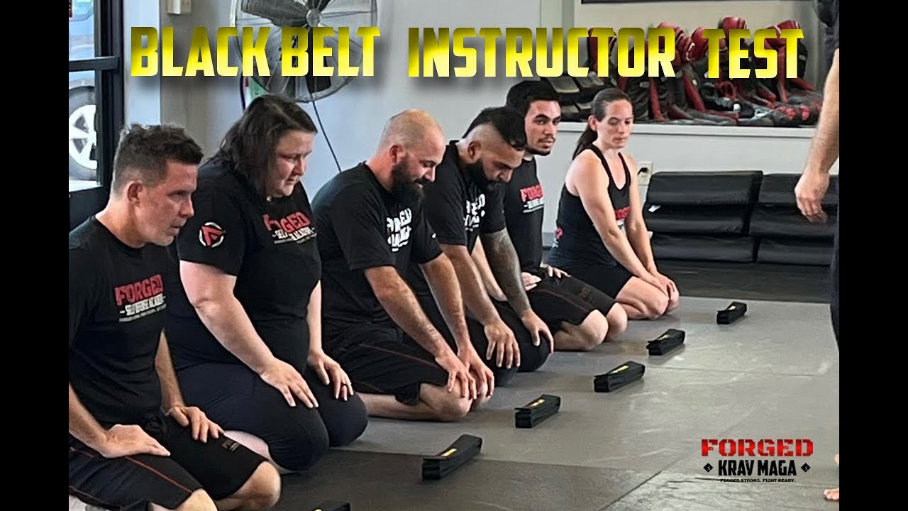 Krav Maga Instructor Black Belt Test
