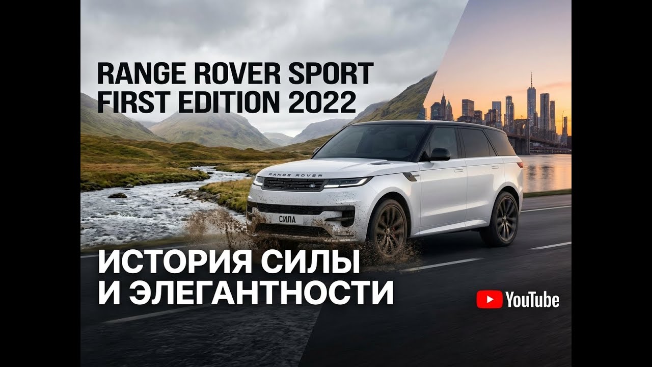 Range Rover Sport First Edition 2022 История силы и элеганстности