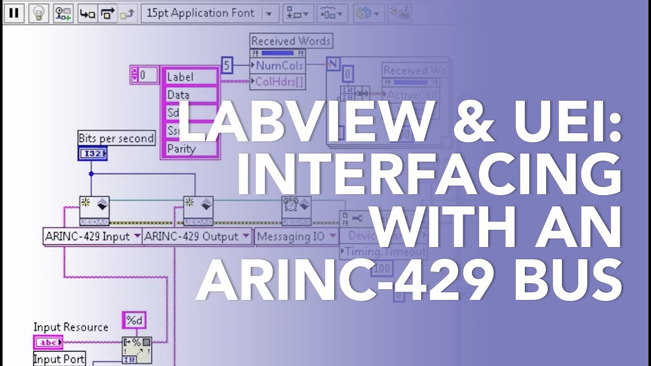 LabVIEW & UEI: Interfacing with an ARINC-429 Bus