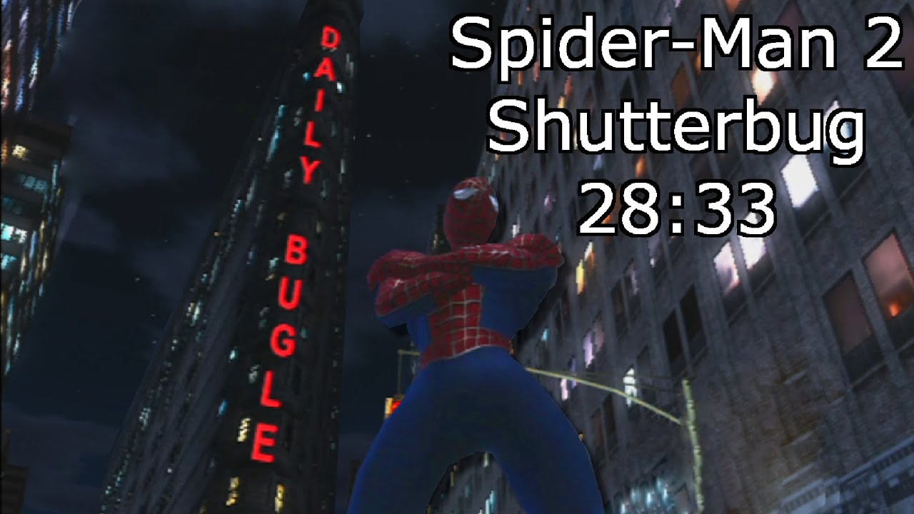 Spider-Man 2 Shutterbug Speedrun (28:33) (World Record)