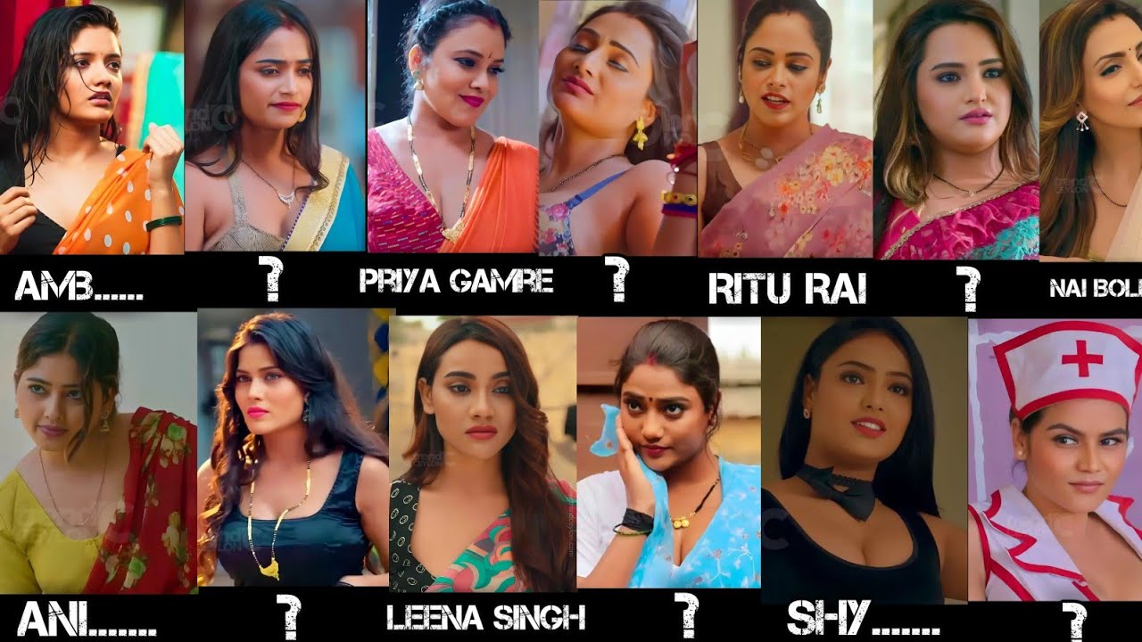 Web Series Actress Real Name With Photos (Part 08) | Samad Zone