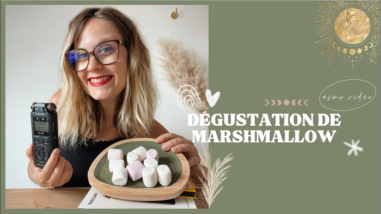 ASMR FR ⎪Mukbang Marshmallow 🍬🍭 (bruits de bouches puissants)