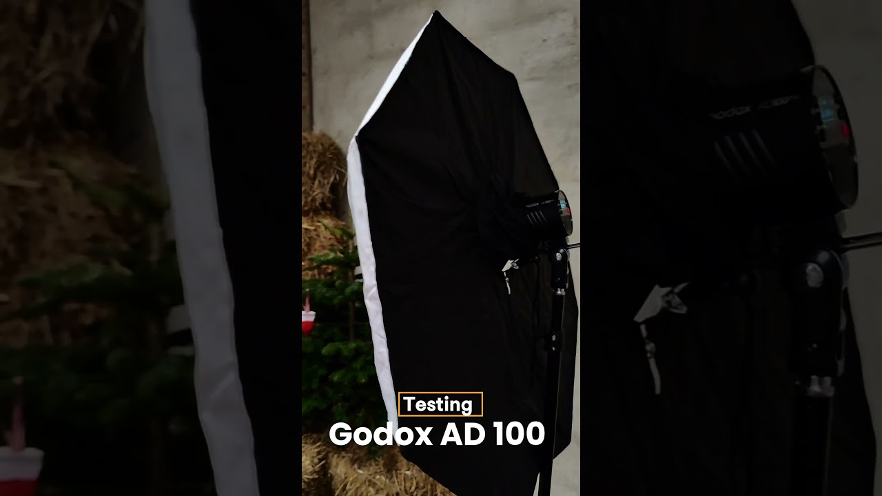 Testing Godox AD 100 at a Christmas fair. #godox #godoxad100 #ad100