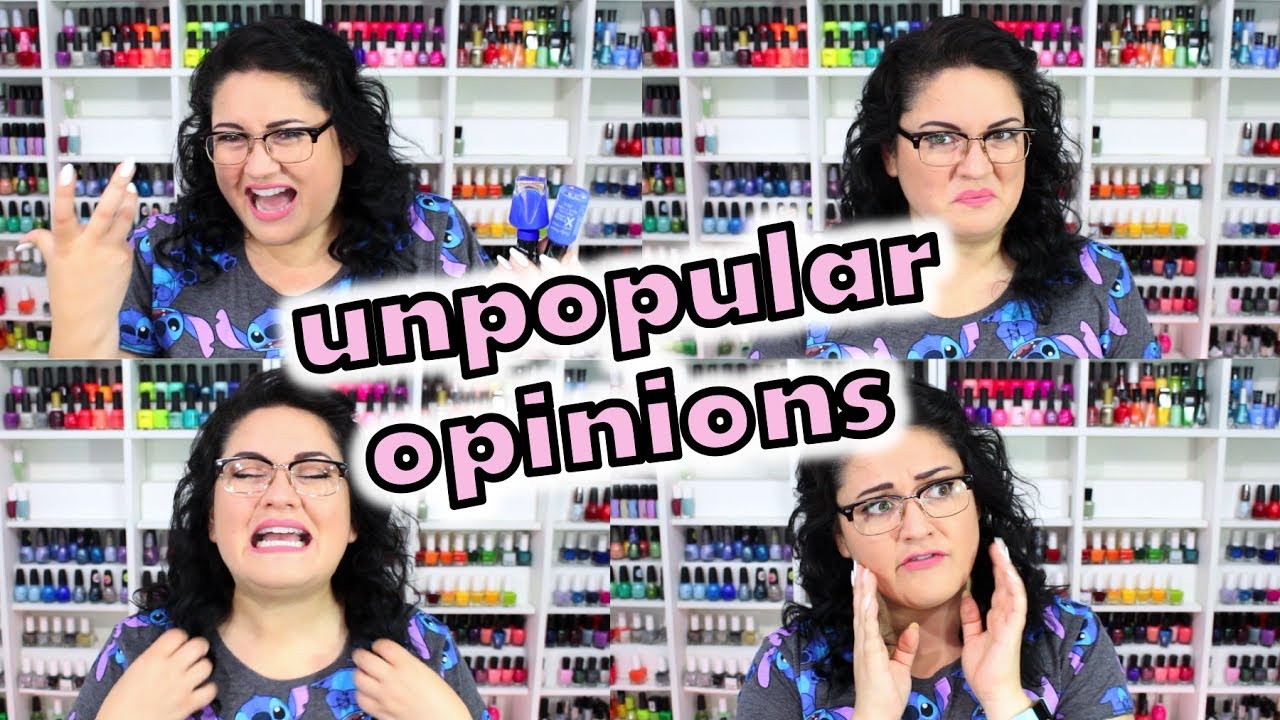 Unpopular Opinions Nail Polish Tag