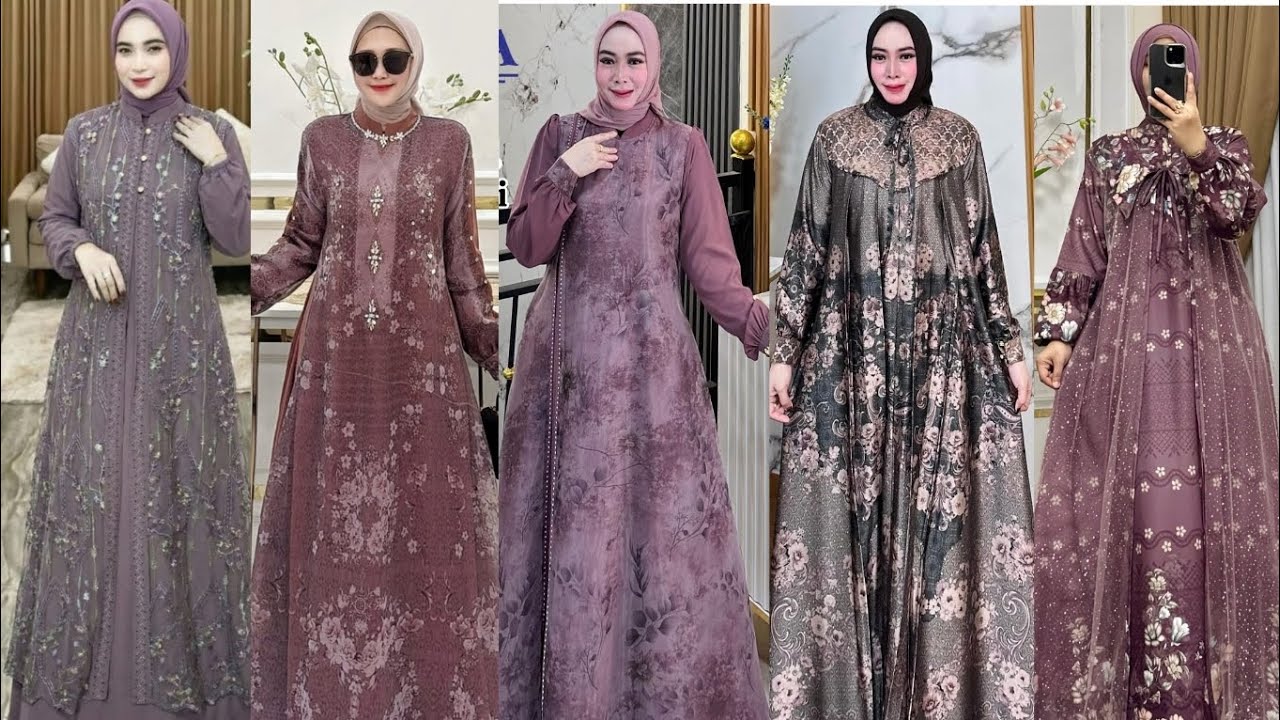 Model Gamis Terbaru 2026 Simple Elegan, Trend Lebaran 2026