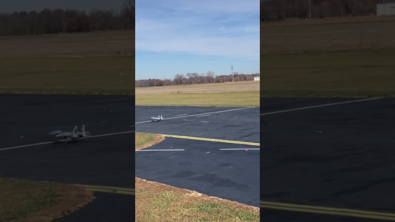 Eflite 64mm f15 eagle taking off