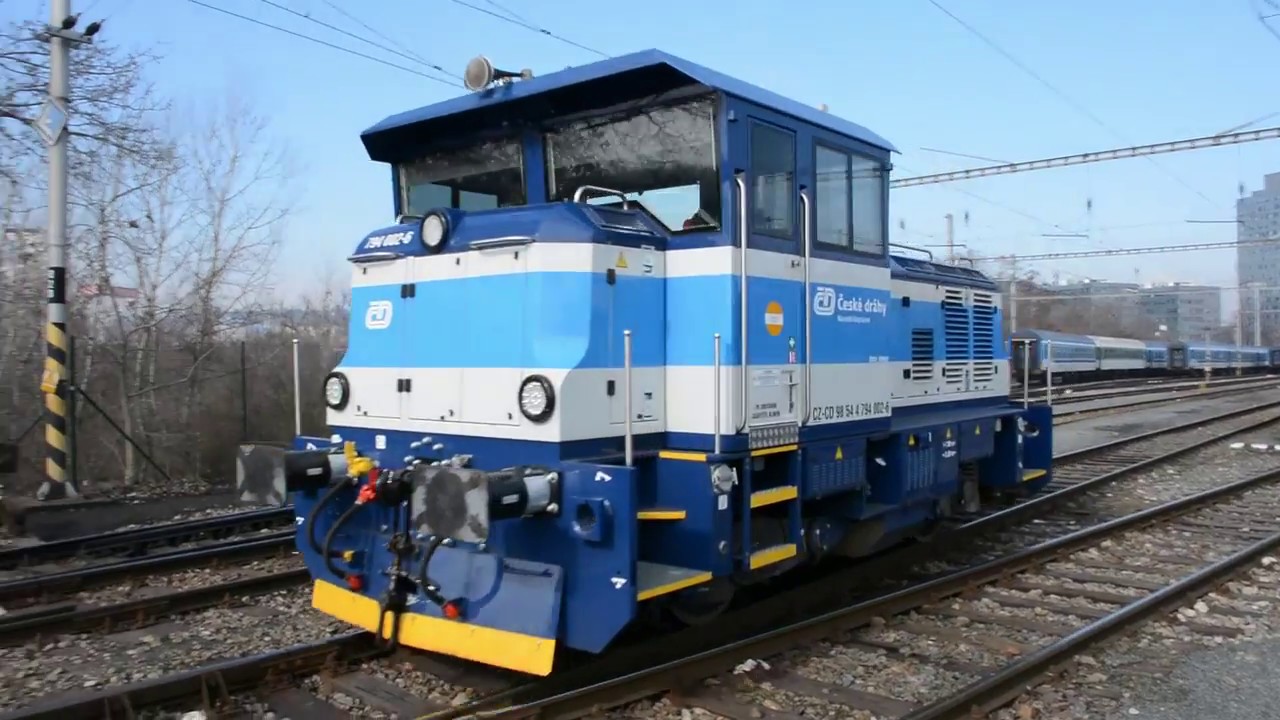 EffiShunter 300 při posunu, odstavné seřadiště 