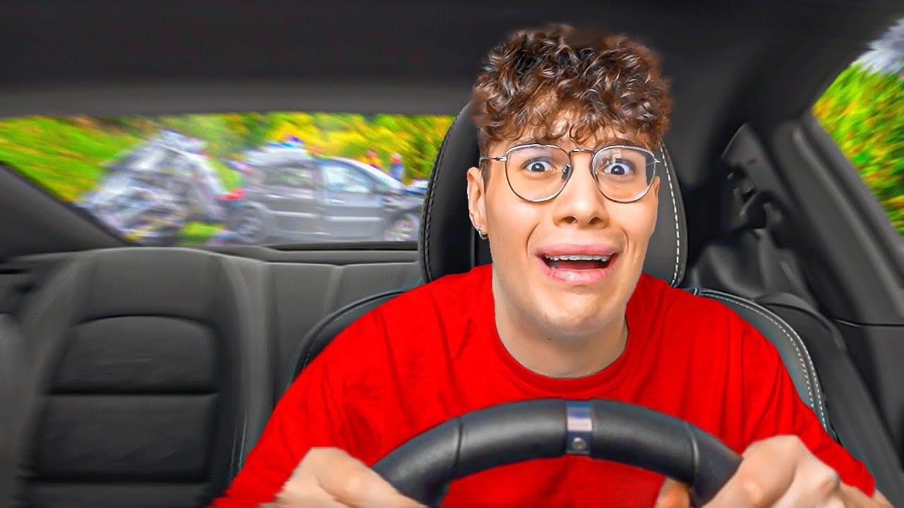 streamer casi ciego aprende a manejar  🚗
