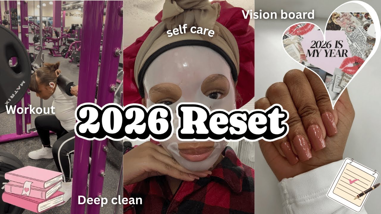 2026 Reset Routine ✨ | Lock In With Me (Deep Clean, Vision Board, New Habits)