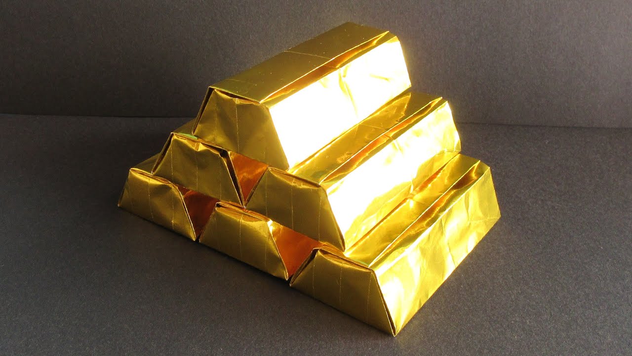 【折り紙】金塊【origami】Gold nugget no.2