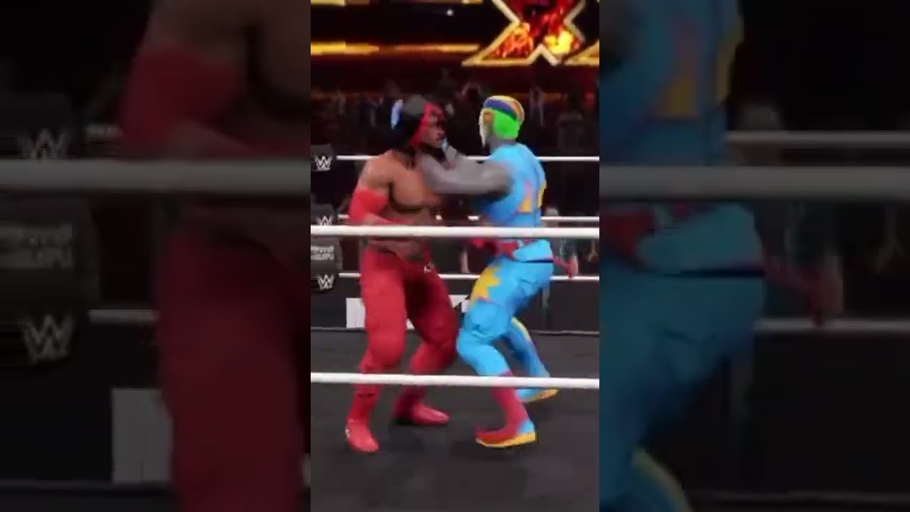 A Competitive Fight in WWE 2K22 NXT league #wwe #wwe2k22 #wwe2konline