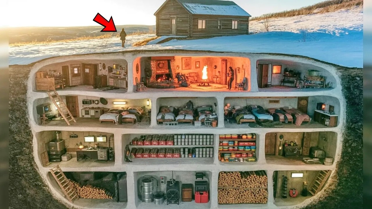 Neighbors Laughed at His Bunker Beneath the Cabin — Until the Montana Freeze Hit
