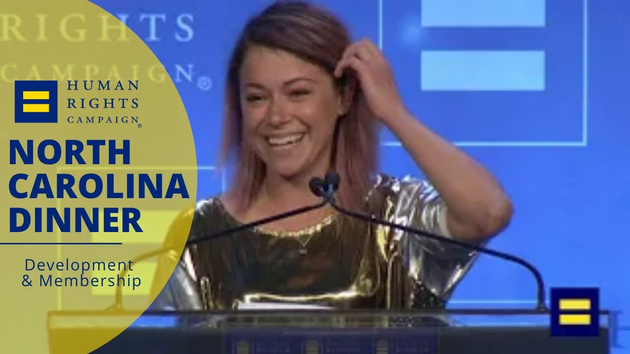 Tatiana Maslany Receives Ally for Equality Award at 2018 HRC North Carolina Gala