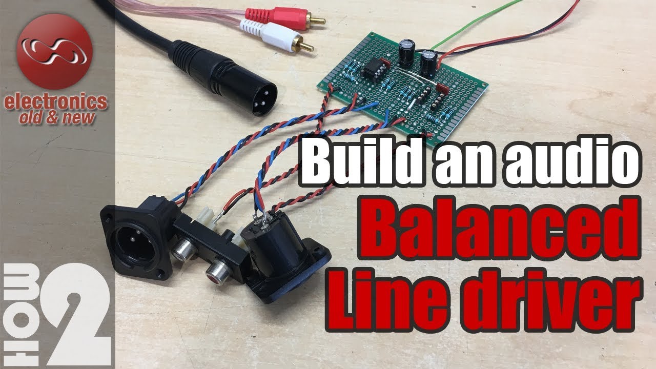 How to Build a Balanced Line Driver for audio testing.