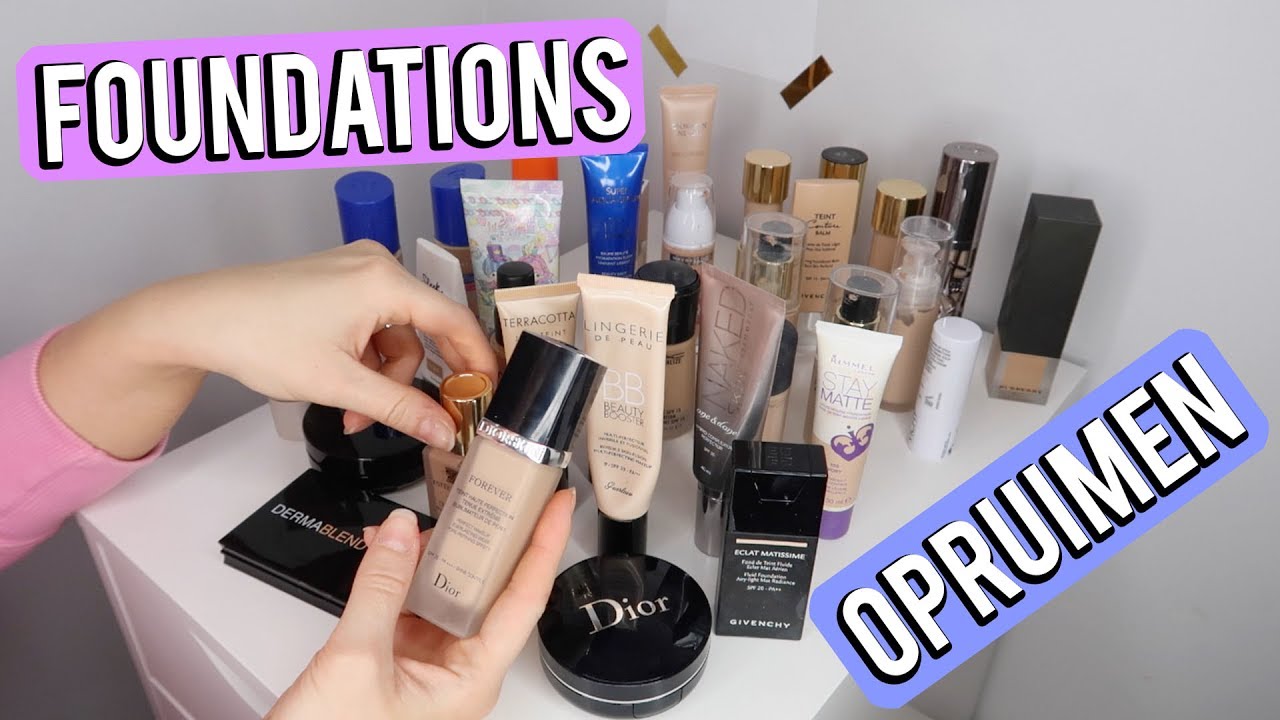 Make-up sorteren deel 3 ❤ Foundations | Beautygloss