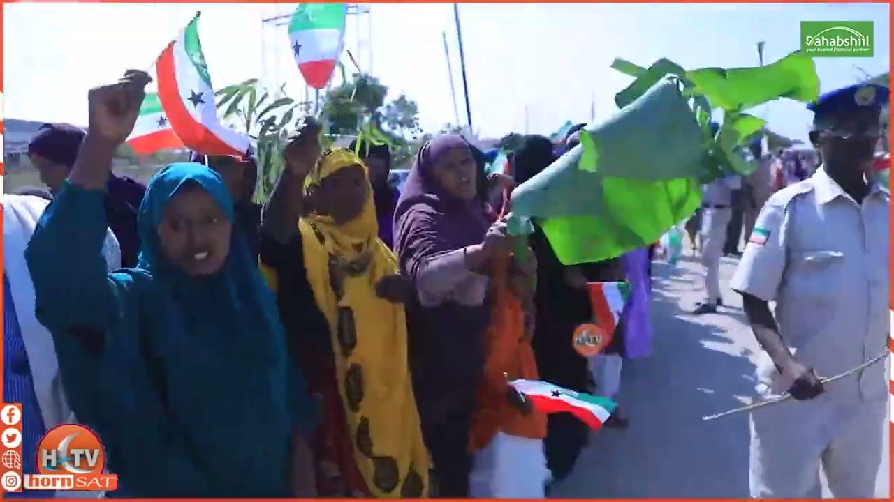 Daawo sida Madaxweyne Biixi loogu soo dhaweeyay degmooyinka u dhexeeya Berbera iyo Burco