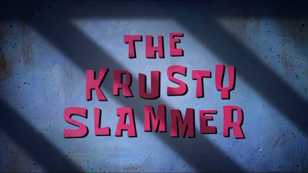 Krusty Slammer Title Card